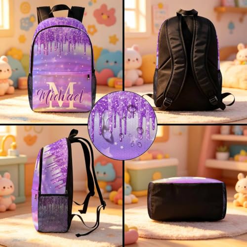 Image of Custom Kids Backpack for Girls Personalized Backpacks Set Back to School