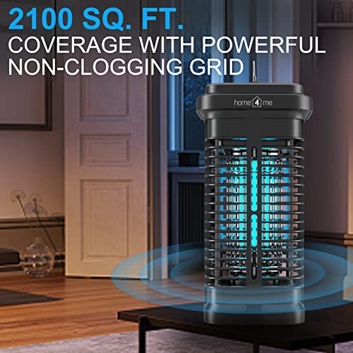 Home4Me Bug Zapper Indoor And Outdoor 20W, Electric Mosquito Zapper 4200V, Mosquito Killer, Waterproof Mosquito Trap Outdoor, Mosquito Lamp, Electronic Insect Fly Zapper For Home Backyard Patio #TOP3