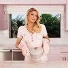 Paris Hilton Enameled Cast Iron Dutch Oven Pot with Lid, Heart-Shaped Dutch Oven, Durable Cast Iron Pot with Dual Handles, Oven Safe to 500°F, Works on All Stovetops, 2-Quart, Cream #1