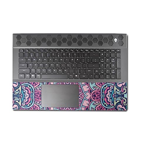Image of MightySkins Carbon Fiber Skin Compatible With Alienware M18 R1 (2023) Full Wrap Kit - Tribal Mandala | Protective Durable Textured Carbon Fiber Finish | Easy To Apply & Change Styles | Made in the USA