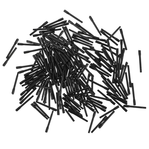 Abaodam Varillas Mezcladoras de Pigmentos Paquete de 200 Piezas de Plástico 200 Negras para Tinta y Microblading, para Uso Profesional y Personal Reutilizable