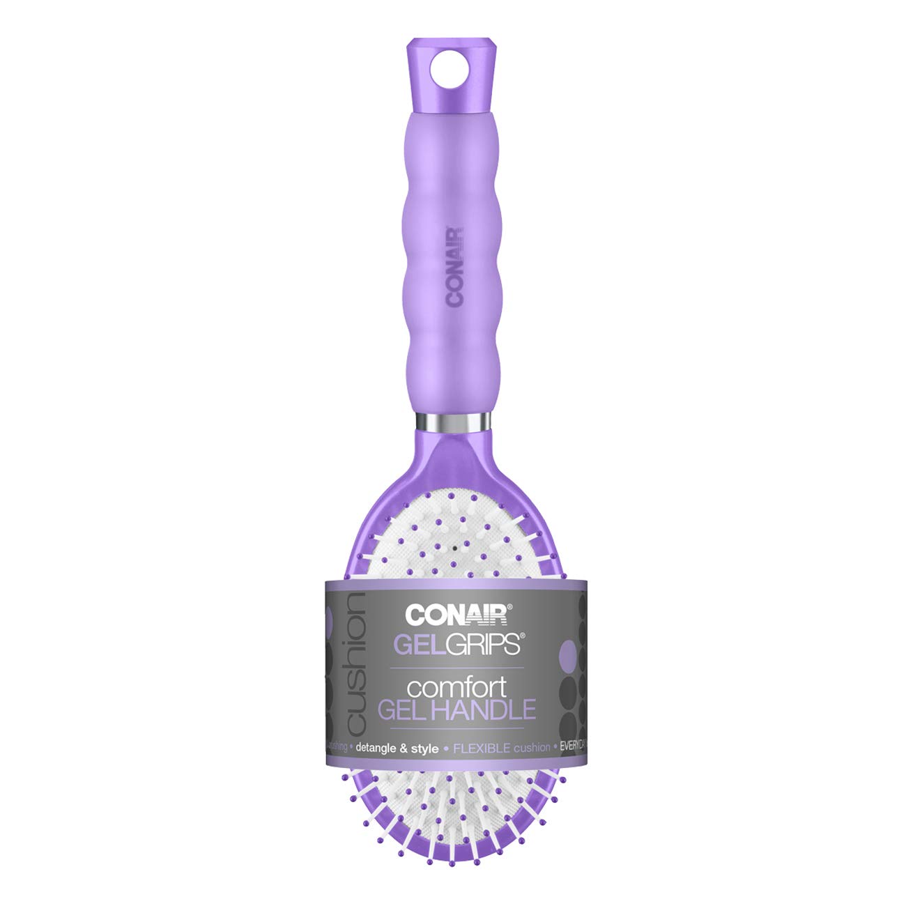 Conair Gel Grips Cushion Brush (Pack of 3)