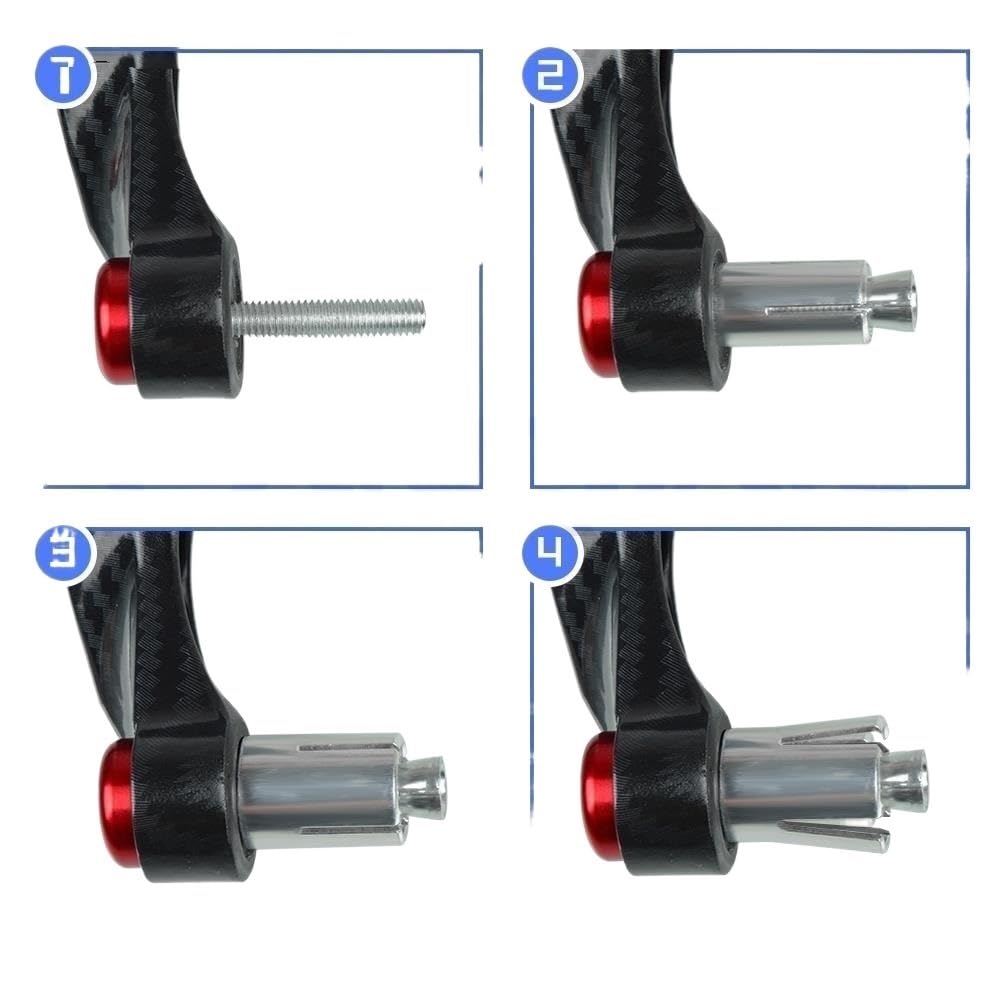 Protector Manetas Moto Uso apto for Yamaha YZF R6 motocicleta freno embrague palancas Protector YZFR6 1999 2000 2001 2002 2003 2004 2005 2007 2008 2009 2010 Freno Manillar Protector(Black YZFR6)