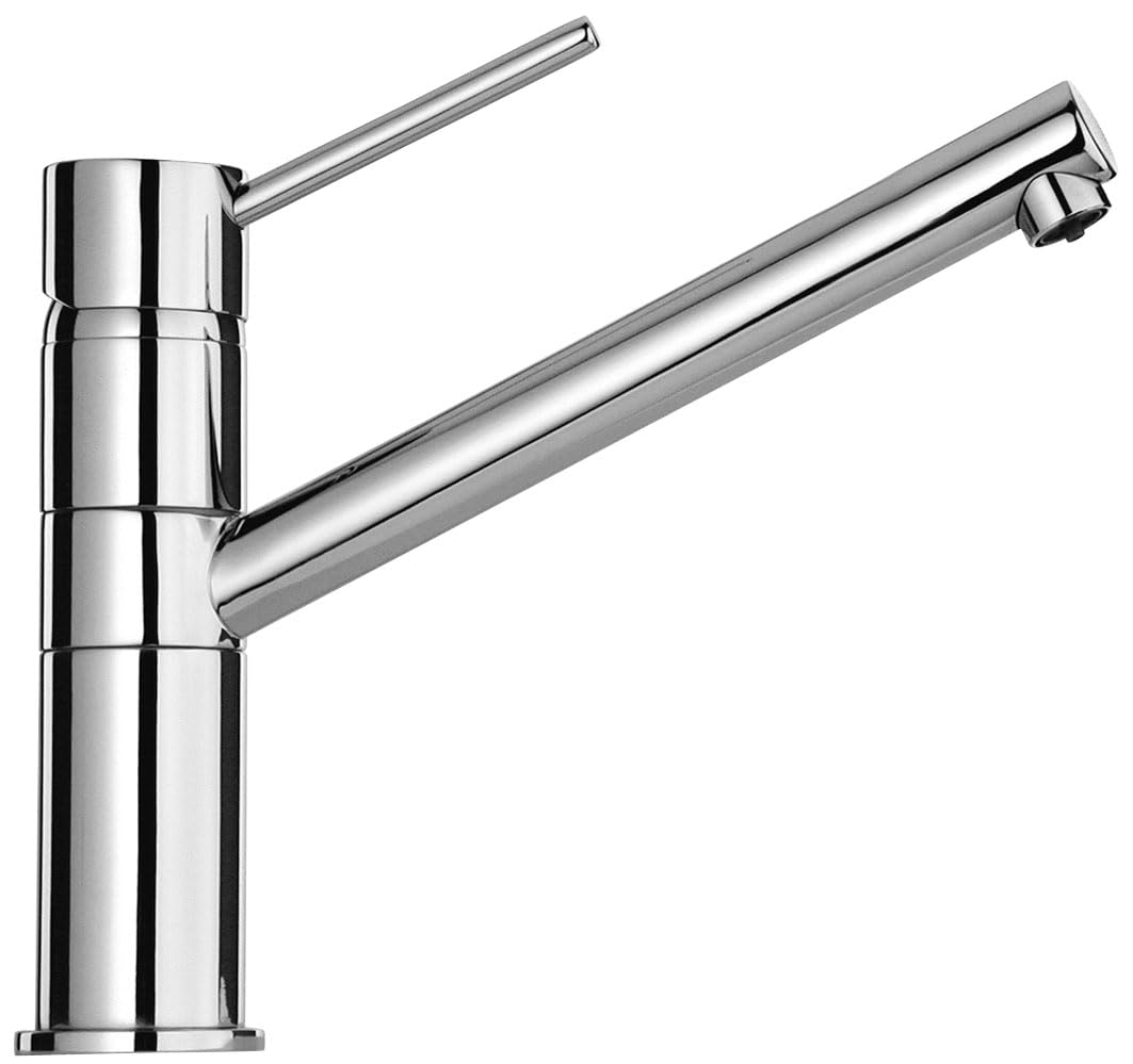 Piralla Chrome Vox Kitchen 573 Single Lever Kitchen Sink Tap – Finish, Swivel Spout, Ceramic Cartridge, Flexible Inlet Hoses Included
