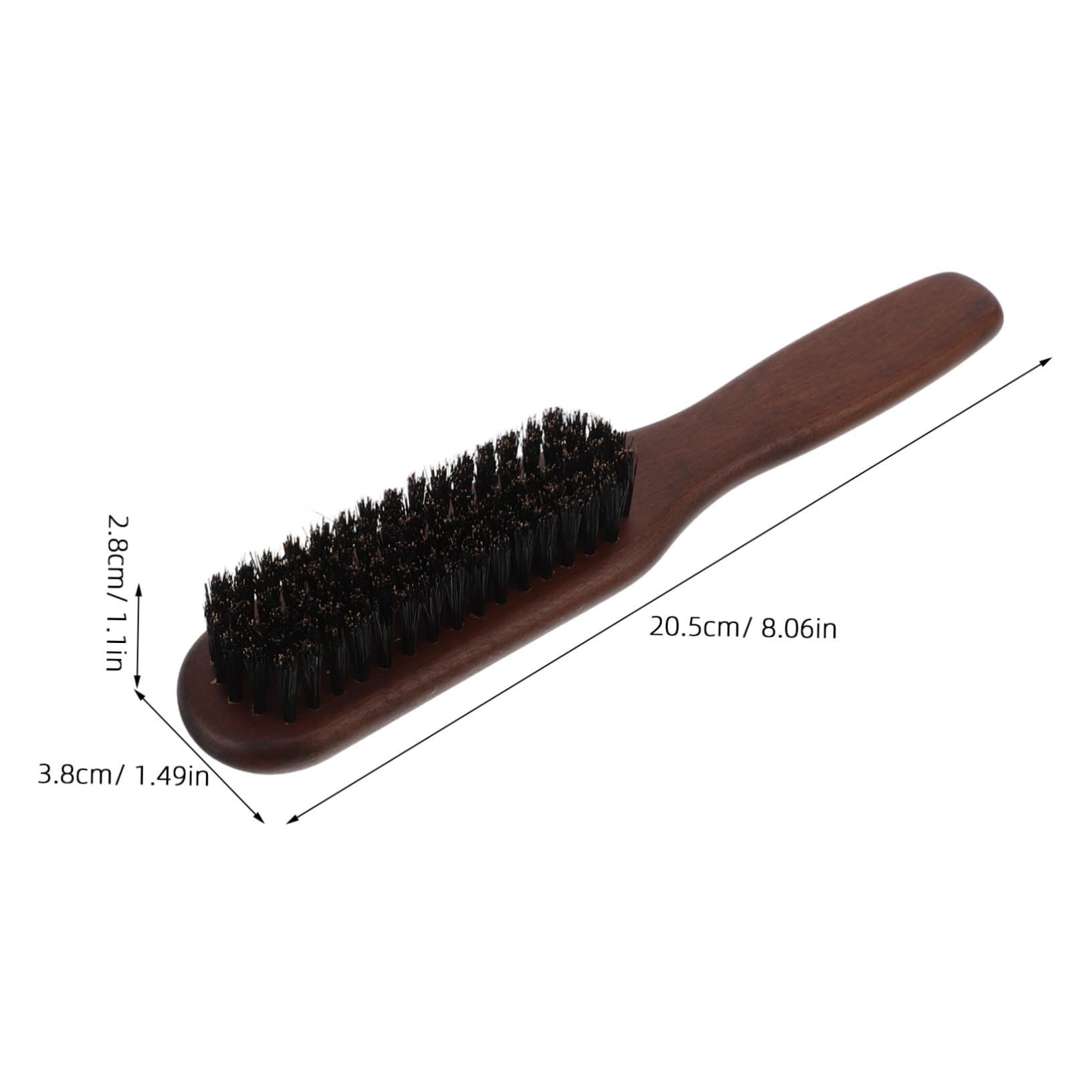 FOMIYES Wooden Beard Comb for Men Multi-functional Hair Brush Precision Tooth Design for Fine Hair Styling