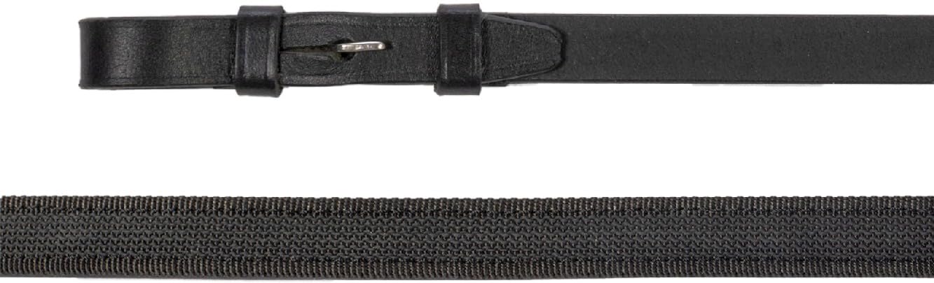 HKM Sophie Reins made of leather with rubber Brown Full - Image 2