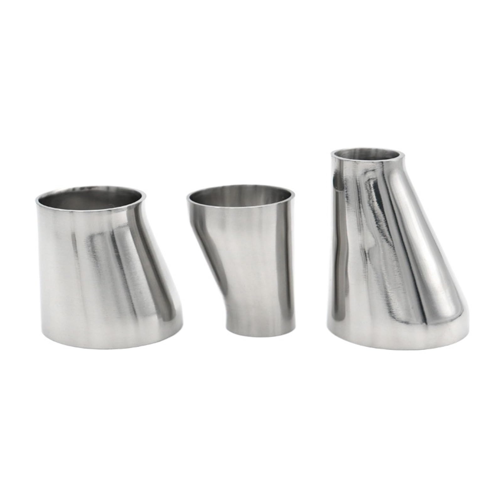 Liuch 51Mm To 57Mm Ss304 Stainless Steel Sanitary Butt Welded Eccentric Reducer Welding 19 25 32 38 45 51 57 63 76 89 102Mm Pipe Fitting Homebrew(51Mm To 57Mm)