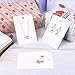 MIAHART 150 Set Earring Holder Cards Necklace Display Cards with 150pcs Bags for Selling DIY Ear Studs, Earrings and Jewelry Display (White)