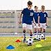105 Pack Agility Soccer Cones for Training, Reusable Sports Cones for Drills with Mesh Bag, Training Cones for Soccer Practice, Football, Basketball - Disc Cones Training Equipment (Mixed Color)