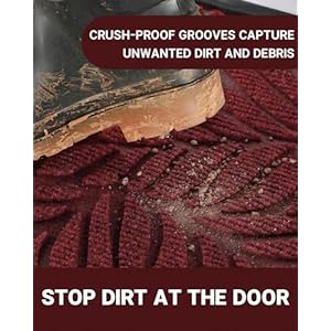 Yimobra Front Door Mat Outdoor Indoor, 36x24 All-Season Waterproof Welcome Mat, All-Weather Outside Entrance Mat, Non-Slip Patio Porch Doormat, Low Profile, Fade Resistant, Red Yimobra Front Door Mat Outdoor Indoor 36×24 All Season Waterproof Welcome Mat All Weather Outside Entrance Mat Non Slip Patio Porch Doormat Low Profile Fade Resistant Red