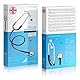 AIESI® Flachkopf Stethoskop Professionelles für Kinder in schwarzer farbe DOCTOR MINI SCOPE, Garantie 24 monate