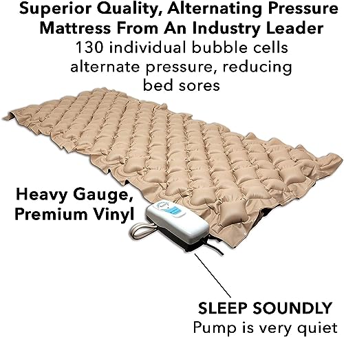 Image of Alexera Health Care Airbed for Bed Sores in Patients |Air Matteress with pump for bed sores| Antidecubitus air Matteress | Alfabed for Bed sores prevention in Bedridden Patients-Not for general use or Luxury Purpose