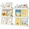Lifewit Plastic Kids Bookshelf 6 Pack 15 Floating Shelves for Wall Mounted White Clouds Nursery Book Toy Hanging Racks for BabyToddlerChildren in Bedroom Living Room Decor
