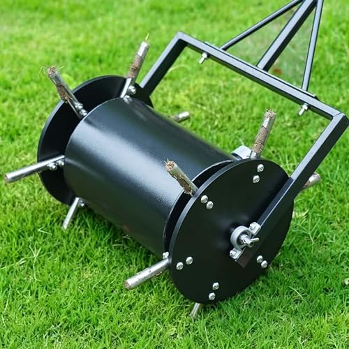 Double-Row Rolling Lawn Aerator Tool