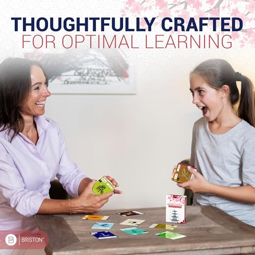 Image of 46 Japanese Hiragana & Katakana Mnemonic Flash Cards - Text & Audio Pronunciation - Educational Language Learning Resource for Memory & Sight Words - Fun Game Play - Grade School, Classroom Homeschool