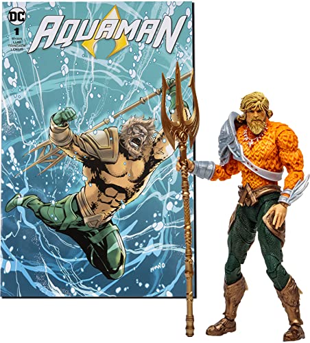 McFarlane Toys DC Direct - Page Punchers - 7´´ Figure with Comic - Aquaman Wave 3 - Aquaman