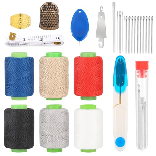 43Pcs Stainless Steel Sewing Kit for Adults – Big Eye
