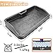 Heavy Duty Golf Ball Tray - with Cell Phone Holder Record Golf Swing - 100 Ball Capacity - High Impact Rubber Golf Tray Compatible with All Hitting Mats