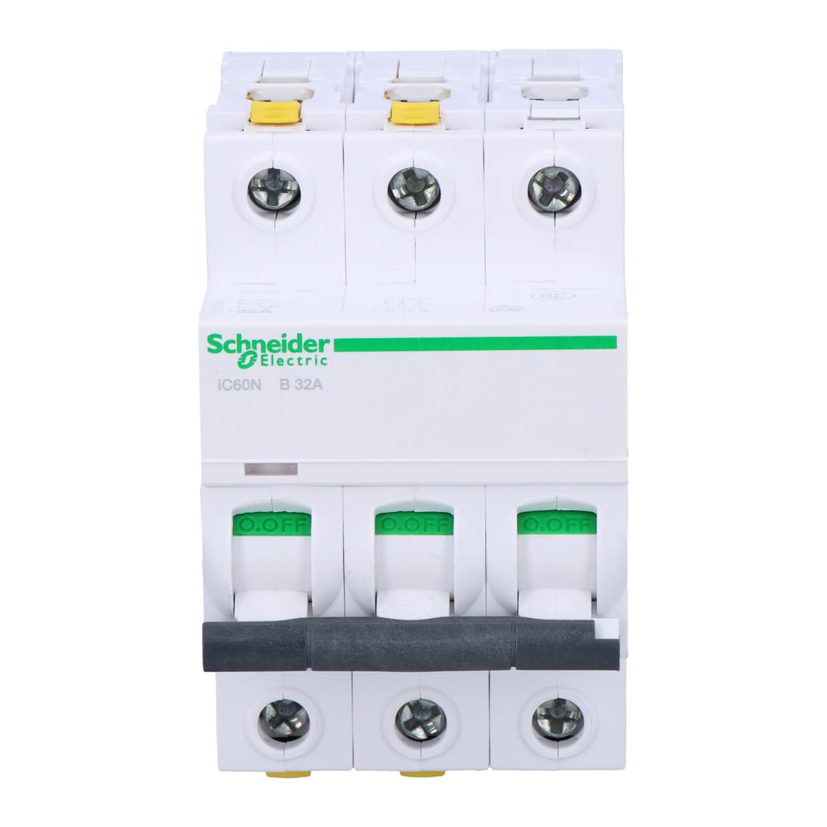 Schneider Electric Disyuntor Acti9 iC60N, 3 Pines, 40 A, B-característica, 6 kA, 10 kA, número de artículo A9F03340