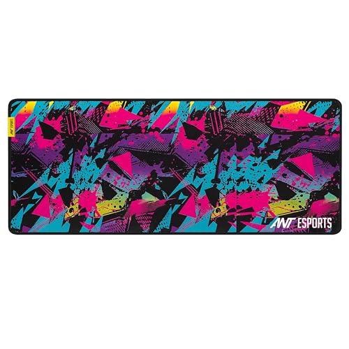 Image of Ant Esports Sneakerz Unique Mouse Pad Gaming Mouse Pad Extended Mouse Mat for Mouse Keyboard with Stitched Edges Waterproof Non-Slip Base Mousepads for Office Home Shop Gaming EXTRA LARGE Multi Colour