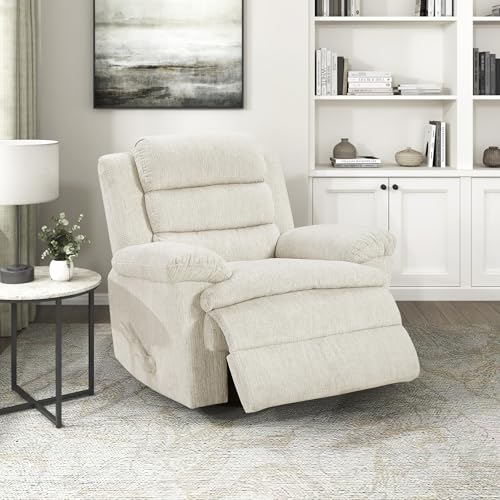 Sillón Plegable Textura Microfibra Beige