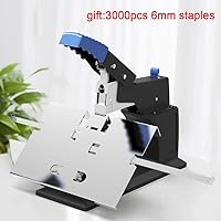 Vista 2 de Grapadora industrial resistente, grapadora manual A3 Desktop Saddle Stitchers Saddle Saddle Stitchers Saddle Stitching Grapadora Máquina