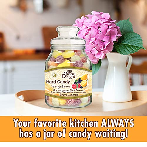 Queen’s Delight Fruit Candy Jar - All Natural Fruit Juice Candy #TOP4