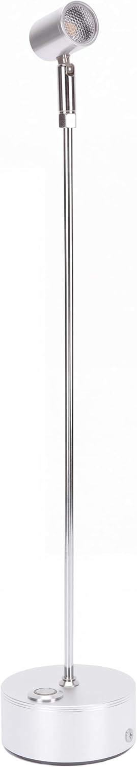 Cordless Table Spotlight, 3W Touch Dimmable,3 Color Rechargeable Jewelry Display Lamp, for Home Restaurant Bar Decor