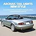 Archaic Tail Lights Compatible for Mazda MX-5 MK1 Miata NA 1990-1997,w /3D Animation DRL,JDM Design Taillights,Plug&Play, Pair.
