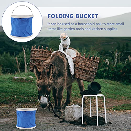 Angoily Bacia de Lavagem Balde Dobrável Ao Ar Livre Portátil Dobrável Balde de Água Recipiente Barri