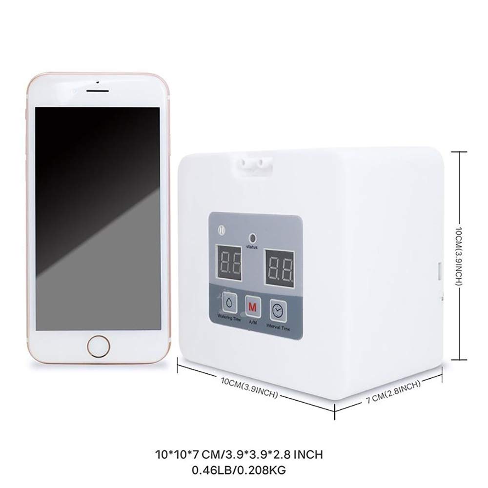 T&F DIY Automatisches Tropfbewässerungs-Set, Selbstbewässerungssystem mit 30 Tage elektronischem Wasser-Timer, 5 V USB-Aufladung für Zimmerpflanzen
