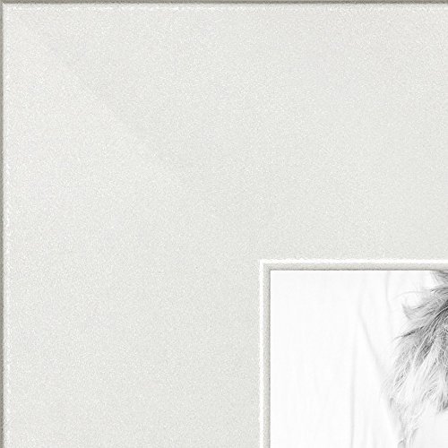 ArtToFrames 18x22 Inch White Picture Frame, This 1.2500 Inch Custom Poster Frame is White - Comes with Acrylic and Corrugated Backing (WOMFRBW26074-18x22)