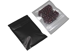 FERENLI 100 Pcs Black Gram Storage Bags