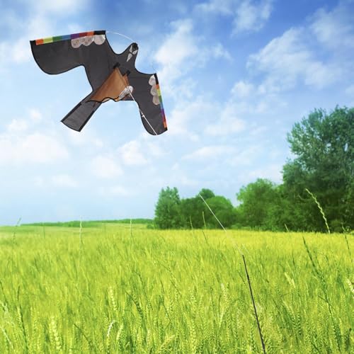 Cometa espantapájaros con forma de ave para huertos y arrozales 4