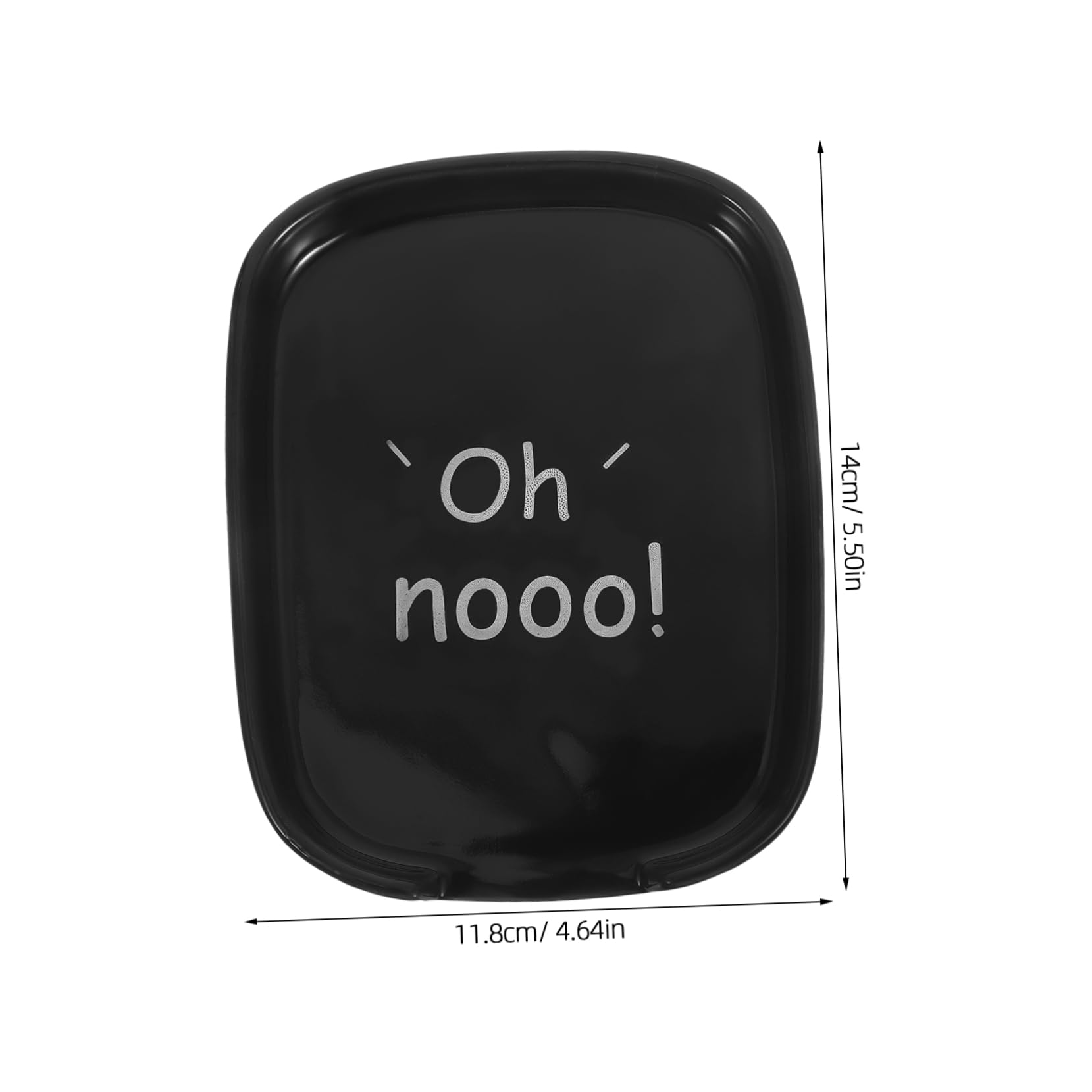 Reposacucharas y Fácil de Limpiar de Cerámica Negro Diseño Ahorrador de Espacio Elegante y Decorativo para Utensilios de Cocina