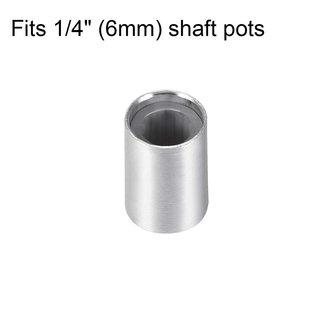 Set Manopole Per Elettronica Set Di 5 Manopole Circolari In Alluminio Argentato 20x17 Mm Perfette N 521134 - Foto 4