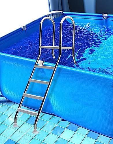 Escalera para piscina con 4 peldaños para hasta 135 cm miniatura 1
