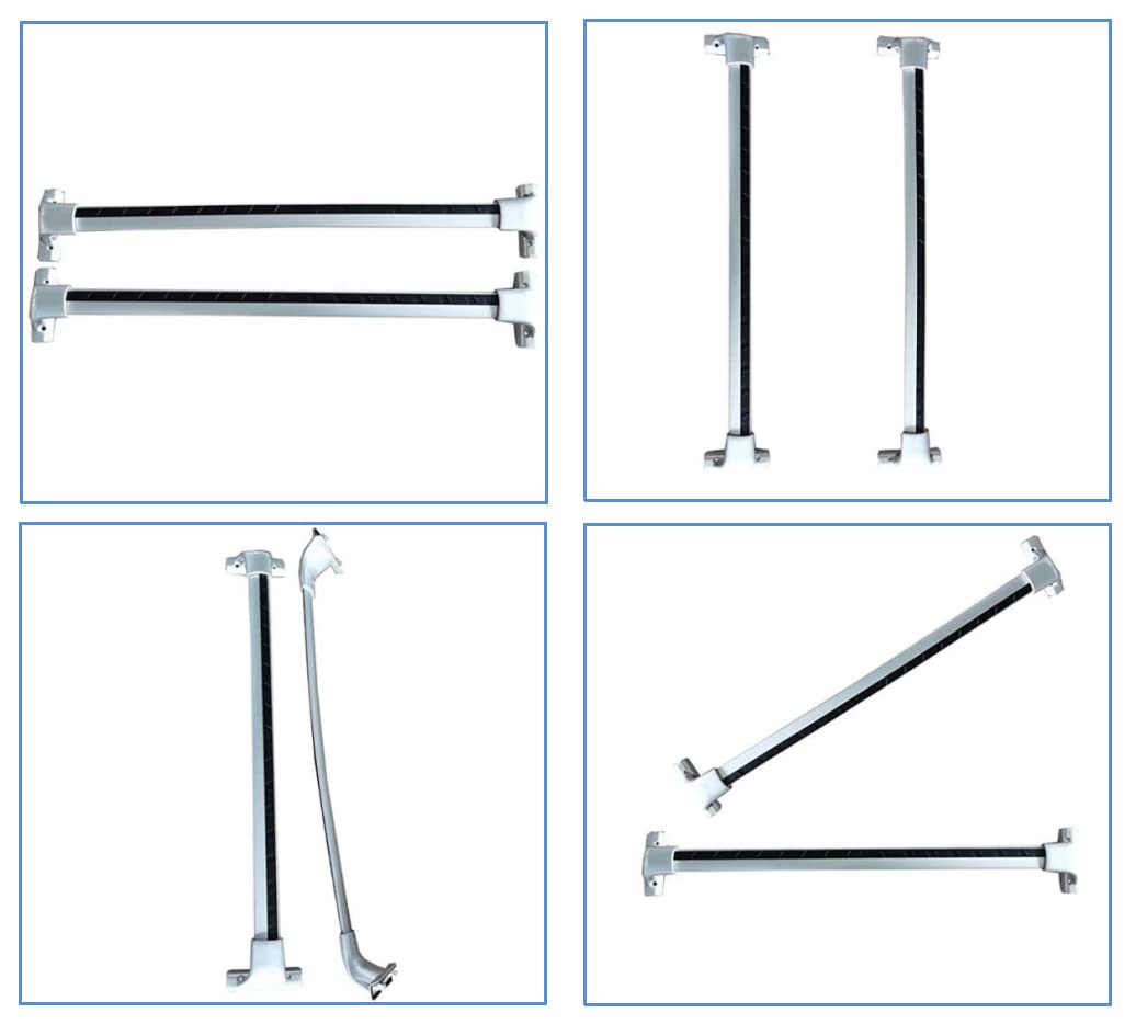 2022-2026 QX60 Roof Rack Cross Bars Aluminum Silver Luggage Carrier image 5