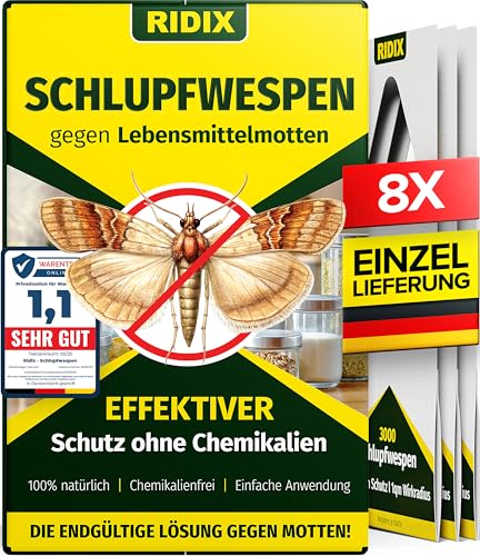 Ridix® Schlupfwespen gegen Lebensmittelmotten [1...