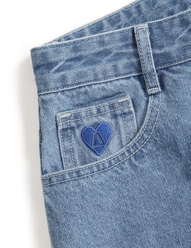 Aelfric Eden Womens Baggy Wide Leg Jeans High Waist Casual Vintage Loose Washed Jeans Streetwear Y2K Straight Denim Pants4