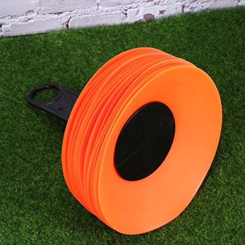 STOBOK 25 peças de cones de treinamento esportivo de plástico para cones de obstáculos com suporte p