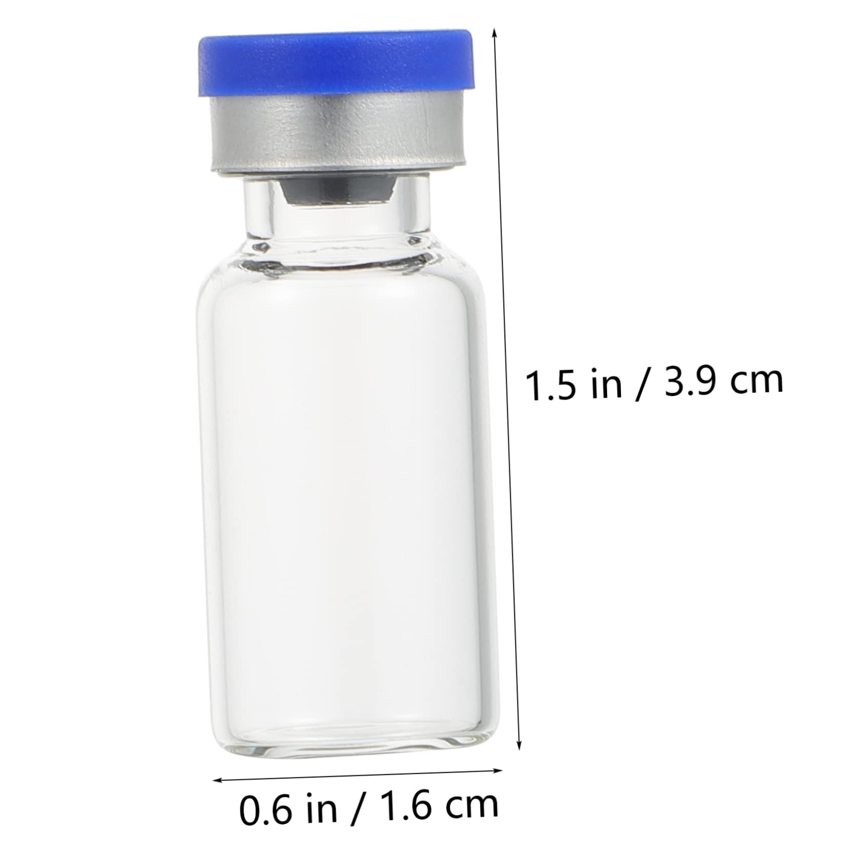 Gatuida Refillable Lotion Bottles Glass Vial 50pcs Leakproof for Travel Cosmetics