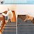 HAODEMI 8" X 30" (7 in Pack) Non-Slip Stair Treads Carpet for Wooden Steps, Self-Adhesive Stair Treads Mat, Safety Indoor Stair Runner Mats, Anti Slip Stair Rugs for Kids Elders and Dogs?Dark Gray