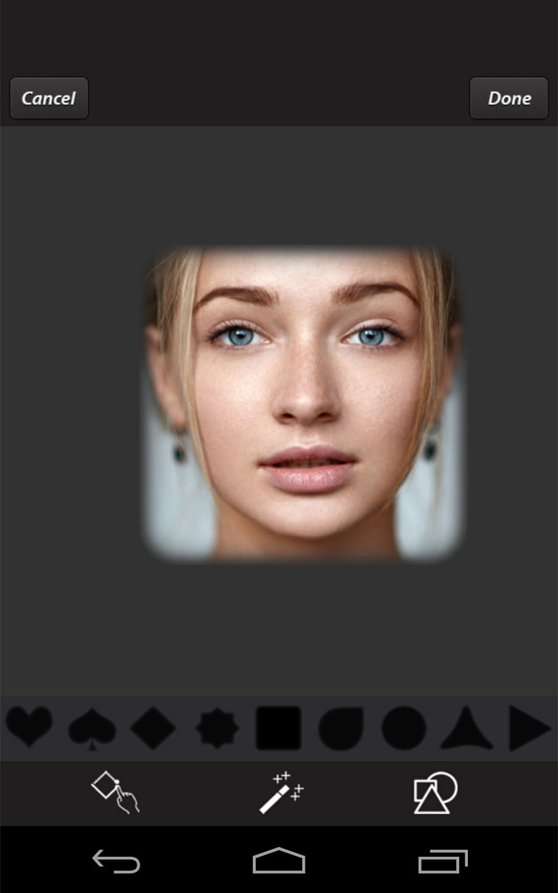 Aplicación Selfie Collage Blender en Amazon Appstore