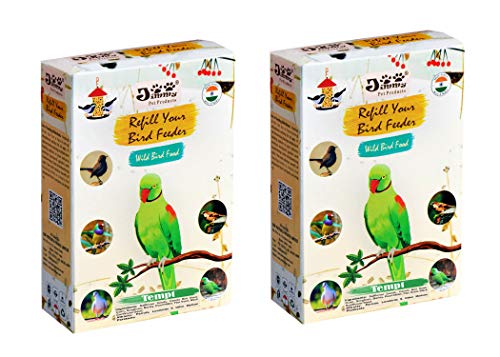 Image of JiMMy Pet Products Tempt Parrot Wild Bird Food Refill for Bird Feeder (2.4 Kg)