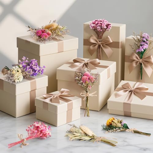 Bouquet de 36 flores secas naturales para decoración miniatura 5
