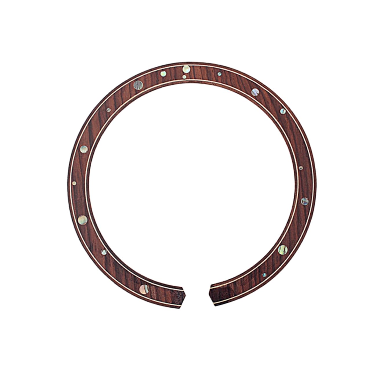 Toddmomy Guitar Sound Hole Decals Rosewood Rosette Inlay 110mm for Acoustic Guitars