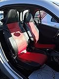 1+1 MAß SITZBEZÜGE SCHWARZ-ROT AUTOSITZBEZUG VORDERSITZ AUTOSITZSCHONER SCHONBEZÜGE KUNSTLEDER OEM passend für two coupé (C 450) fortwo coupé (C 451) BRABUS fortwo (C 450) BRABUS fortwo (C 451) smart K (C 450) fortwo cabrio (A 450) fortwo cabrio (A 451) BRABUS fortwo cabrio (A 451) crossblade (R 450) roadster (R 452) roadster-coupé (C 452) TOP QUALITÄT MIT ÖFFNUNGEN FÜR AIRBAG WASCHBAR