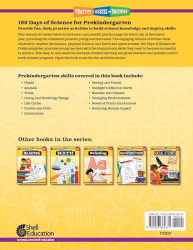 180 Days(tm): Science for Pre-Kindergarten Practice Workbook for Classroom and Home, Cool and Fun Practice Created by Teachers (180 Days of Practice) - Image 2