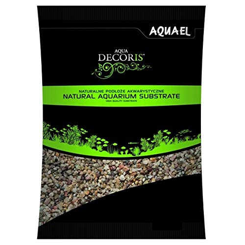 Aquael Multicolored Gravel 1,4 – 2 mm 10 kg gravilla piedrecitas Fondo Acuario